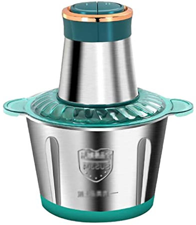 Picadora eléctrica de 2 velocidades, 220-240V, 250W, alta potencia, acero inoxidable, 2L, 3L de capacidad, picadora de carne