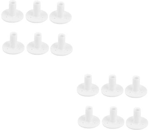 Supvox 2sets Golf Matte Tees 12-in-1 Gummi Tee Set Zubehör Für Driving Range Weiß Golf Ausrüstung 12 Stücke * 2