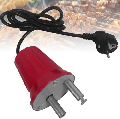 GOMETY Grillmotor, Elektromotor Grill Barbecue Motor ABS DC 220V-240V Outdoor BBQ Drehmotor für Braten Rotisserie Grill Spieß Rotator Elektrischer Grillgeräte im zypriotischen Grillzubehör FD801B