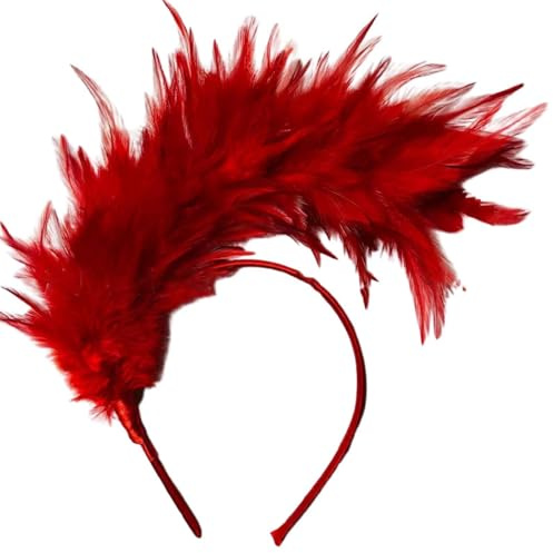 Feder Haarschmuck Stirnband 1920Er Kopfschmuck Haarreif Karneval 20Er Jahre Damen Pfau Kostüm Für Fasching Zubehör