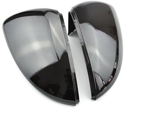 BHYYDS Auto Spiegelkappen Für VW Golf MK7 7.5 GTI 7 Golf 7 R T&Ouran L GTD GTE E-Golf 2014–2017 Rückspiegelkappen (Bright Black)