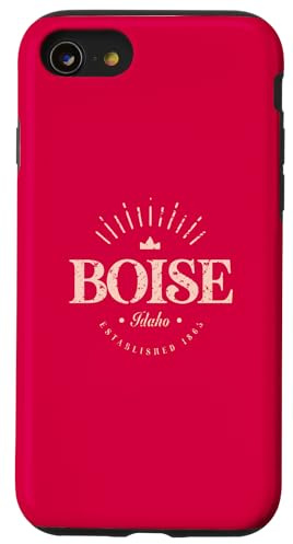 Boise, Idaho | Boise ID Modern Coque pour iPhone SE (2020) / 7/8
