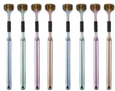 Nuvear - ProBrush DailyFresh Handzahnbürste 2025 Neueste V - Förmige 3 - Seitige Zahnbürste für Erwachsene, Sanft Reinigt Alle Zahnseiten