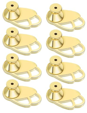 BELLIFFY 8pezzi Supporti per Orecchini Forma di Ala in Metallo Sollevatori per Orecchini Pesanti per Orecchie Cadenti Supporti per Lobi di Ricambio senza Attrezzi