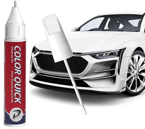 LEMONSTONE Lackstift Weiß Glänzend, Autos Kratzer Reparatur Stift | Auto Lackstifte für Kratzer, Autolack Weiße für Kratzerreparaturen der Meisten Autos, Motorräder, Transporter