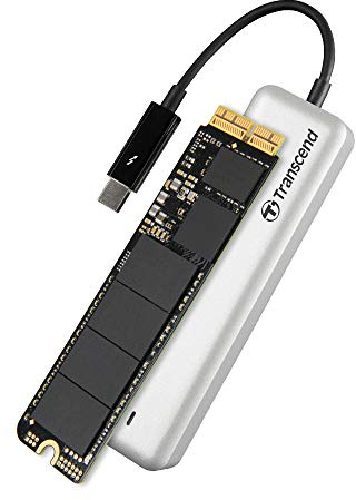 Transcend JetDrive 825 Disco Duro Interno SSD con Thunderbolt Externo para MacBook de 960GB, PCIe Gen3 x2