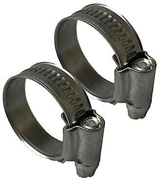 Stainless Steel British Type Hose Clamp 60-80mm x2