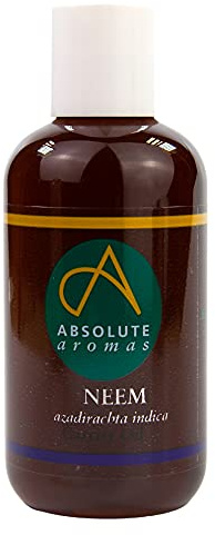 Absolute Aromas Neem Oil 150ml - Pure, Natural, Cold-Pressed, Vegan and Cruelty Free – Moisturising Oil for Face, Hair and Skin