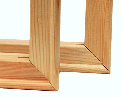 arthof Keilrahmenleisten Set zum Selbstbau Keilrahmen (70 x 50 cm)