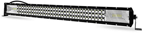UISERBT - Faro supplementare a LED da 405 W, 12 V/24 V, per auto, fuoristrada, fanale di retromarcia, per SUV, camion, UTV