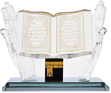 Kristall-Sammelfiguren, Muslimische Kunsthandwerk, Souvenirs, Dekoratives Kristallmodell, 5.9 Zoll Höhe, Zuhause oder im Büro