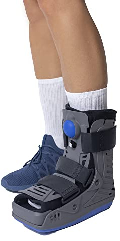 Brace Direct Orthopedic Fracture Boot with Toe Guard - Short Air CAM Walking Boot for Ankle Injury, Sprains, Achilles Tendonitis (X-Small - US Shoe Size Men up to 4 / Women up to 5.5)