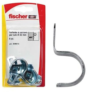 FISCHER Gaffetta in acciaio Ø 10 mm, confezione 15 pezzi