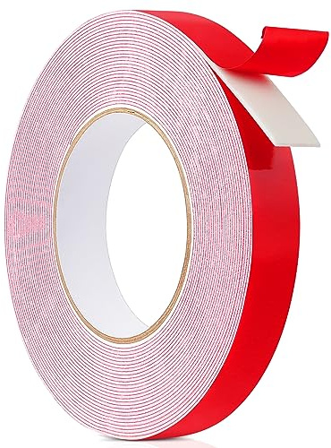 Ainiv Doppelseitiges Klebeband, Dicke 1mm Montageband (10 m x 20 mm) | Wasserdichtes Montageklebeband, Spiegelklebeband, 3M Doppelseitiges Klebeband Extra Stark, Schaumband für Auto Wohn Wand