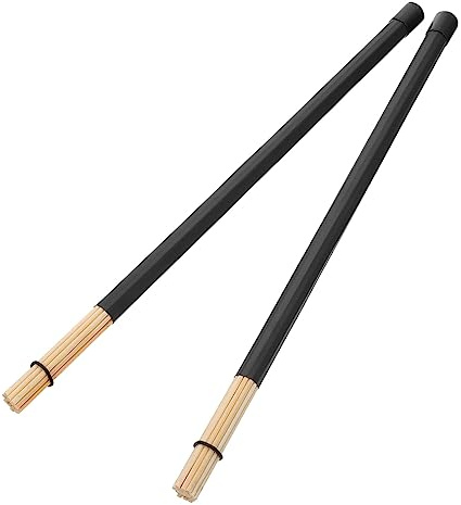 Amosfun Bambusstab Trommelsticks für Schlagzeug mit Klang und Nachhaltigem Sound als Percussion Zubehör für Musiker