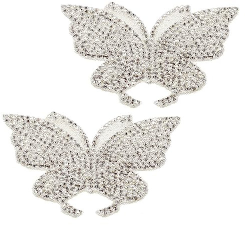 3d-autoaufkleber Schmetterlinge Strass, 2 Stück Kreativ