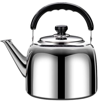 MICFENY Bollitore multiuso per piano cottura a fischio Teiera per induzione e stufa elettrica Caldaia ad acqua in acciaio inossidabile