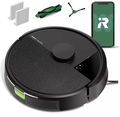 iRobot Roomba 104 Vac Robot Vacuum - Intense Power-Lifting Suction, Smart & Fast Home Mapping, Ideal for Pet Hair, LiDAR Navigation, Multi-Surface Cleaning, Cleans in Neat Rows, Self-Charging