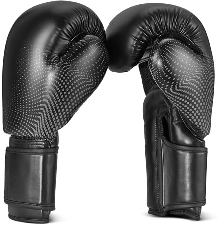 Amazon Basics Guantoni da Boxe per Uomo e Donna, Sparring, Allenamento, Muay Thai, Kickboxing, MMA, 340,1g