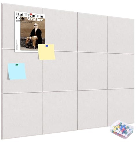 ALANGDUO 120 x 90 cm Großes Kork Board Alternative Pinnwand, 12 Stück Pinnwand Selbstklebend mit 30 Reißzwecken, 0,9cm Dick - Ohne Bohren eignen sich für Büros, Schulen, Kinderzimmer, Helles Kamel