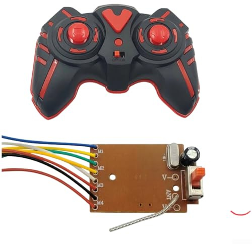 Placa de circuito de control remoto de siete canales de 2.4G, módulo receptor inalámbrico de 6 canales para electrónica de coche RC, pieza de actualización de PCB automotriz con estable y fácil