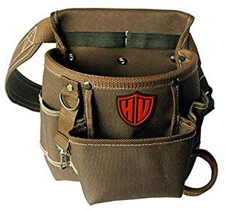 Ceinture à outils réglable à relâchement rapide Sacoche en toile résistante pour travaux Organiseur pour constructeur, bricoleur