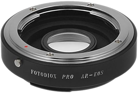 Fotodiox Pro Lens Mount Adapter Compatible with Konica Auto-Reflex (AR) SLR Lens on Canon EOS (EF, EF-S) Mount D/SLR Camera Body - with Gen10 Focus Confirmation Chip
