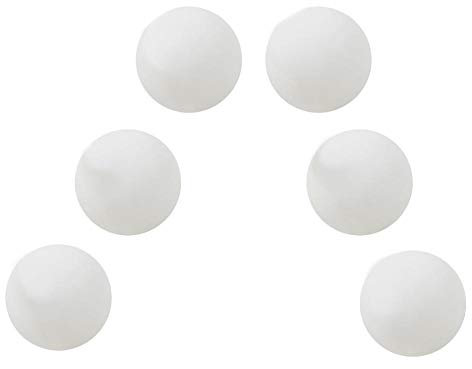 Diyeeni Trainingsbälle, 40mm stabiles Material Ping Pong Bälle 60 Pcs, robuste und langlebigeTischtennisbälle ohne Aufdruck für Anfänger Familien Party und Profis(weiß)