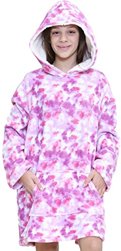 A2Z 4 Kids Oversized Hoodie Blanket Soft Fleece Kangaroo Pocket