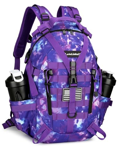 Lovelinks21 25L Tactical Backpack Hiking Daypacks Outdoor Military Molle Bag EDC Rucksack Motorcycle Backpack for Camping