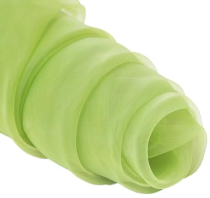 Whakano Organza Fabrics for Sewing Sold by the Metre for Clothing & Decoration, Organza Fabrics Tulle, Universal Fabric for Sewing Crafts, Curtain Curtains, Tablecloths, Bow, Costume Dress Clothing, 1
