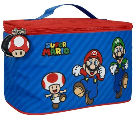 PERLETTI Sac Isotherme Repas pour Enfant – Sac Repas pour l’École – Lunch Bag Enfant pour Pique-nique et Sorties – Léger Boîte Goûter Enfant – Super Mario
