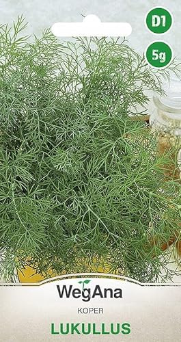 WegAna Semillas de Eneldo Eneldo Lukullus 5g Eneldo de Jardín Semillas de Hortalizas Robustas Semillas de Hortalizas Semillas de Cultivo