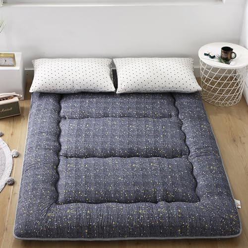 LXJDDLD Japanische Boden Futon Matratze 8cm Dicke Quilting Sofas Schlafpad Japanische Bett Roll Faltbare Bodenmatte Faltbare Portable Camping Matratze,D,King
