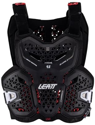 LEATT Pettorina Protector 4.5 Evo - Nero - S/m 160-172cm