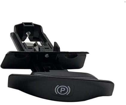 WTIXCRQ Kompatibel Mit Benz Für E-Klasse Für W211 2003 2004 2005 2006 Autoteilezubehör Autohandbremse Feststellbremsschalterknopf P-Knopf 2114270120(Black RHD)