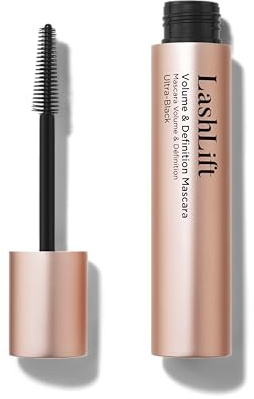 LashLift Ultra-Black Mascara from Sculpted by Aimee - Smudge-Proof, Weightless, Ultra-Black Mascara with Multilevel Brush for Lifted, Longer Lashes