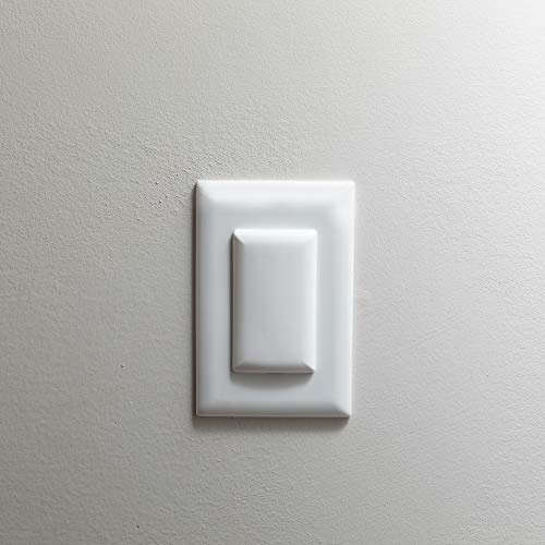 Qdos Safety StayPut Double Outlet Plug Cover - One Plug Covers Both Outlets! Secure Fit and Beveled Edges Prevent Small Fingers from Removing Unlike Other Products| Fits All Outlets | 12 Pack | White