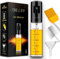 CREADY | Spray olio da cucina 100ml | Dispenser olio spray | Oliera spray multiuso | Acciaio inossidabile e vetro | Riutilizzabile
