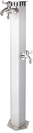 ZATTYDV Colonna Rubinetto in Acciaio Inox per Esterni, Giardino, Colonna d'Acqua Multifunzionale, Cortile, Giardino, Colonna, Fontana, WeatherAnd, Colonna Rubinetto, FO