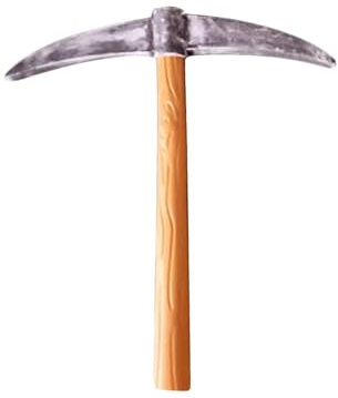 AOVNA Mattock Binette pour Halloween, accessoire de costume de boucher