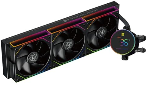 Thermalright Frozen Magic 360 Digital Black ARGB V2 Liquid CPU Cooler, 360 Cooling Row Size with 3 * 120mm PWM ARGB Fans,for AMD/AM4/AM5,Intel LGA1150/1151/1200/1700/1851,Desktop CPU Water Cooler