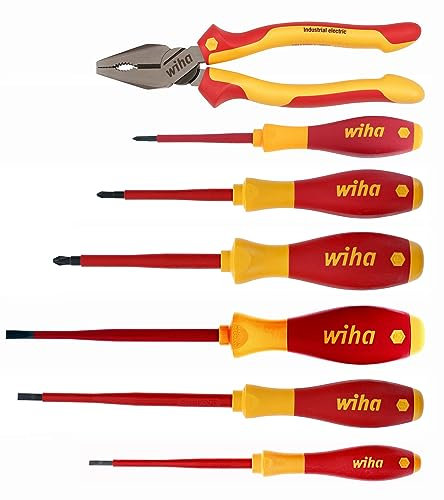 Wiha 32858 isoliert Kombinationszange und Treiber Set