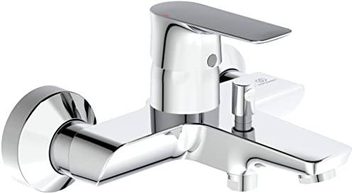 Ideal Standard A7033AA Connect Air Badearmatur Aufputz – Einhebel-Badearmatur Ausladung 174 mm – Wannenarmatur DN 15 in Chrom