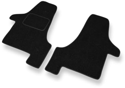 Mossa Fußmatten passend für VW Transporter T5 Van 2003-2015 2 STK schwarz S