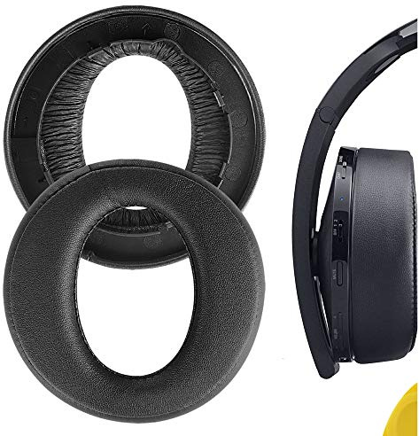 Geekria QuickFit-Ohrpolster, Ersatz für Sony PlayStation Platinum Wireless Headset, PS4 Platinum Wireless Kopfhörer, Ohrpolster, Headset-Ohrpolster, Ohrmuschel-Abdeckung, Reparaturteile (schwarz)