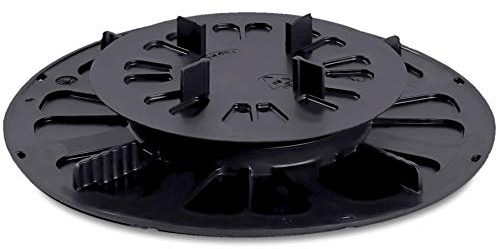 Plattenlager höhenverstellbar (2,7-3,9cm - 52 Stück) - Stelzlager für Terrassenplatten - Stellfüße aus Kunststoff für Platten, Fliesen, Steinplatten & Terrasse - Terrassenlager verstellbar
