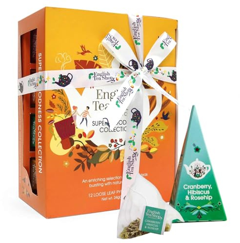 Teegeschenk mit Schleife Super Goodness Tee Kollektion, BIO, 12 Pyramiden-Beutel