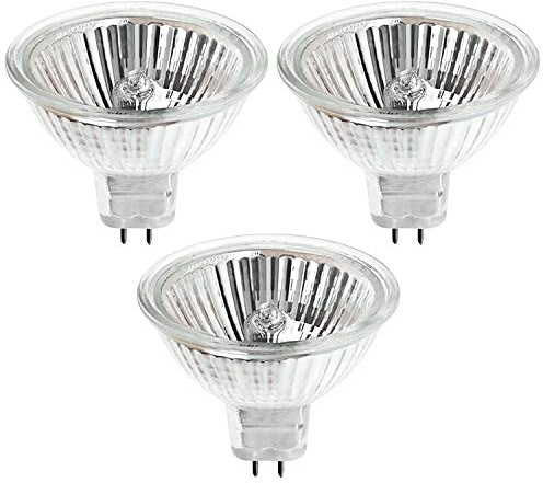 12Vmonster MR11 Halogen Spot Light Bulb Down Reflector Lamp 5W 12V 2 Prong Stove High CRI Warm White 5 Watt GU4 Dimmable Replacement Xmas Lighting, Christmas Tree Replacements 45° Beam I 11⁄8 inches