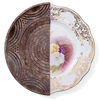 Seletti Hybrid Collezione Tavola, Piatto da Frutta in Porcellana NOK ø Cm.20 h.1,6